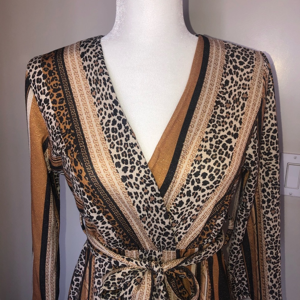 MYWHY leopard maxi dress